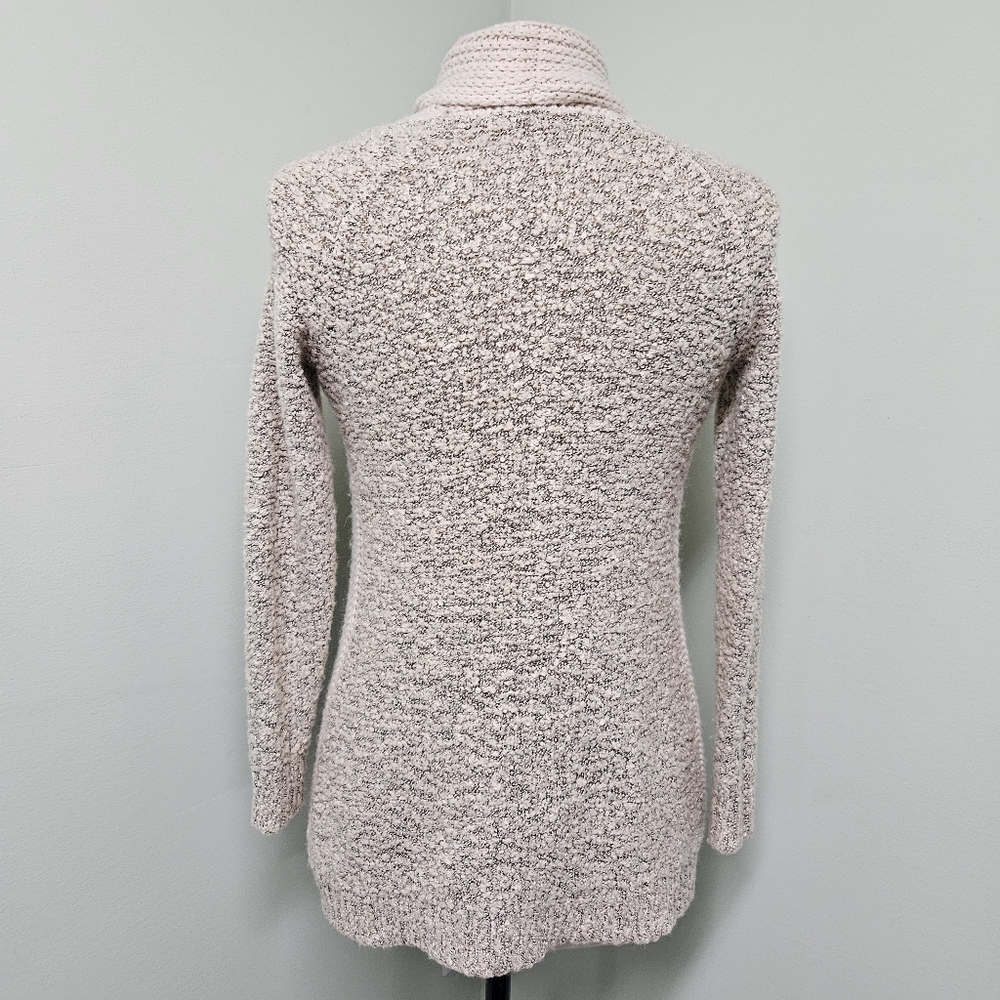 Candie's Cardigan Cream Neutral Sweater Minimalist Pockets XS - Picture 6 of 12